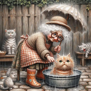 Pet Company 30*30CM(Picture) Full Square Drill Diamond Painting