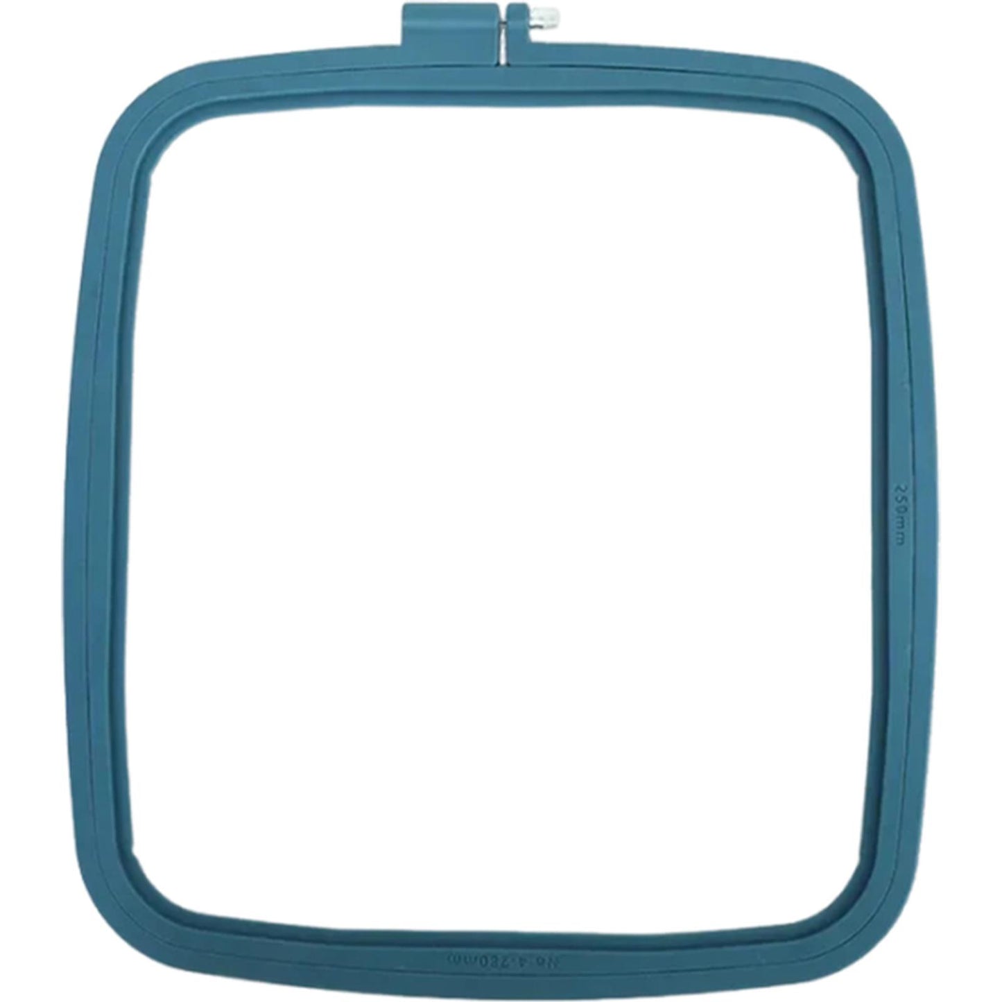 Square Embroidery Hoop Plastic Cross Stitch Hoop DIY Craft Sewing (Deep Blue)