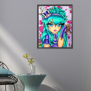 Alice In Wonderland 40*50CM(Canvas) Full Round Drill Diamond Painting