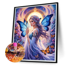 Load image into Gallery viewer, Butterfly Girl 40*50CM(Canvas) Full Round Drill Diamond Painting
