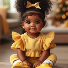 Load image into Gallery viewer, Chubby Black Girl 30*30CM(Canvas) Full Round Drill Diamond Painting
