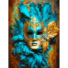Load image into Gallery viewer, Mask 30*40CM(Canvas) Full Round Drill Diamond Painting
