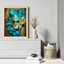 Load image into Gallery viewer, Mask 30*40CM(Canvas) Full Round Drill Diamond Painting

