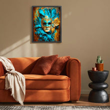 Load image into Gallery viewer, Mask 30*40CM(Canvas) Full Round Drill Diamond Painting
