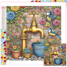 Load image into Gallery viewer, Wall Corner 30*30CM(Picture) Full Square Drill Diamond Painting
