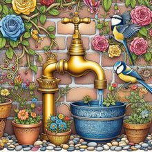 Load image into Gallery viewer, Wall Corner 30*30CM(Picture) Full Square Drill Diamond Painting
