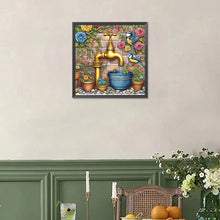 Load image into Gallery viewer, Wall Corner 30*30CM(Picture) Full Square Drill Diamond Painting
