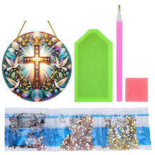 Load image into Gallery viewer, Special Shaped Cross Hanging Diamond Art Kits Bedroom Decoration
