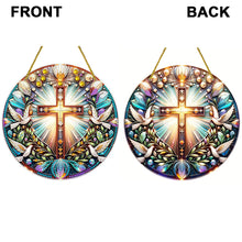 Load image into Gallery viewer, Special Shaped Cross Hanging Diamond Art Kits Bedroom Decoration
