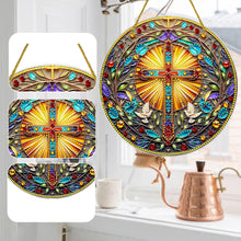 Load image into Gallery viewer, Special Shaped Cross Hanging Diamond Art Kits Bedroom Decoration
