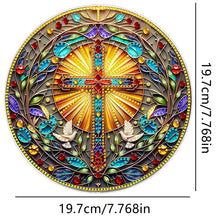 Load image into Gallery viewer, Special Shaped Cross Hanging Diamond Art Kits Bedroom Decoration
