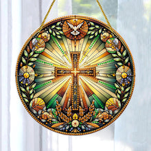 Load image into Gallery viewer, Special Shaped Cross Hanging Diamond Art Kits Bedroom Decoration
