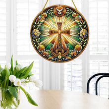Load image into Gallery viewer, Special Shaped Cross Hanging Diamond Art Kits Bedroom Decoration
