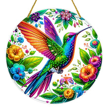 Load image into Gallery viewer, Hummingbird Theme 2D Flat DIY Diamond Art Pendant Wall Decor for Home &amp; Windows
