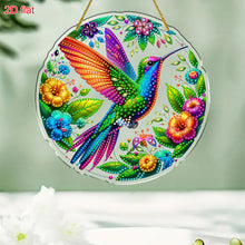 Load image into Gallery viewer, Hummingbird Theme 2D Flat DIY Diamond Art Pendant Wall Decor for Home &amp; Windows
