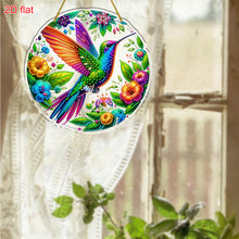 Load image into Gallery viewer, Hummingbird Theme 2D Flat DIY Diamond Art Pendant Wall Decor for Home &amp; Windows
