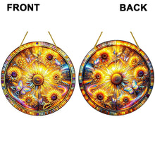 Load image into Gallery viewer, Sunflower Theme 2D Flat DIY Diamond Art Pendant Wall Decor for Home &amp; Windows

