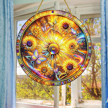 Load image into Gallery viewer, Sunflower Theme 2D Flat DIY Diamond Art Pendant Wall Decor for Home &amp; Windows
