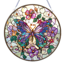 Load image into Gallery viewer, Double Sided Special Shaped Butterfly Hanging Diamond Art Kits Bedroom Decor
