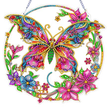Load image into Gallery viewer, Double Sided Special Shaped Butterfly Hanging Diamond Art Kits Bedroom Decor
