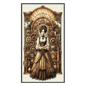 Yishu - Classic Lady - 40*70CM 11CT 3 Stamped Cross Stitch