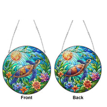 Load image into Gallery viewer, Sea Turtle 2D Flat DIY Diamond Painting Set Diamond Art Pendant Home Wall Decor
