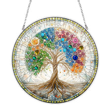 Load image into Gallery viewer, Tree 2D Flat DIY Diamond Painting Set Diamond Art Pendant Home Wall Decor
