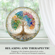 Load image into Gallery viewer, Tree 2D Flat DIY Diamond Painting Set Diamond Art Pendant Home Wall Decor
