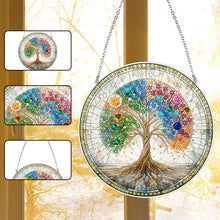 Load image into Gallery viewer, Tree 2D Flat DIY Diamond Painting Set Diamond Art Pendant Home Wall Decor
