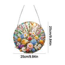 Load image into Gallery viewer, Flowers 2D Flat DIY Diamond Painting Set Diamond Art Pendant Home Wall Decor
