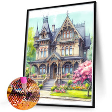 Load image into Gallery viewer, Countryside Villa 40*50CM(Canvas) Full Round Drill Diamond Painting
