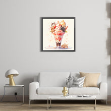 Load image into Gallery viewer, Cat Ice Cream 40*40CM(Picture) Full Square Drill Diamond Painting
