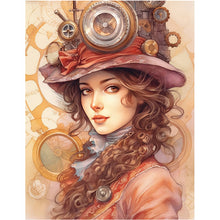 Load image into Gallery viewer, Huancan - Retro Robot Woman - 45*60CM 11CT 3 Stamped Cross Stitch
