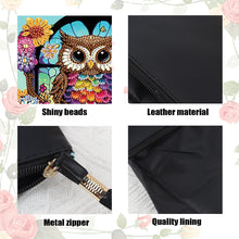 Load image into Gallery viewer, PU Partial Special Shaped Owl 5D DIY Diamond Painting Wallet Gifts for Women

