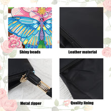Load image into Gallery viewer, PU Partial Special Shaped Butterfly 5D DIY Diamond Painting Wallet Daily Purse
