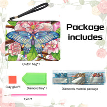 Load image into Gallery viewer, PU Partial Special Shaped Butterfly 5D DIY Diamond Painting Wallet Daily Purse
