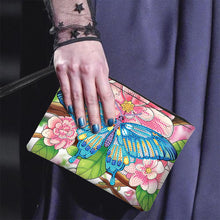 Load image into Gallery viewer, PU Partial Special Shaped Butterfly 5D DIY Diamond Painting Wallet Daily Purse
