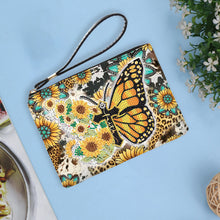 Load image into Gallery viewer, PU Partial Special Shaped Butterfly 5D DIY Diamond Painting Wallet Daily Purse
