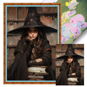 Huancan - Magical Girl - 45*65CM 11CT 3 Stamped Cross Stitch