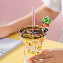 Load image into Gallery viewer, 6Pcs Acrylic Silicone Cactus 5D DIY Diamond Painting Straw Cover Cap Decoration

