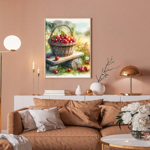 Fruit Cherry 30*40CM(Canvas) Full Round Drill Diamond Painting
