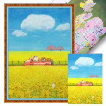 Load image into Gallery viewer, Yishu - Ride In The Countryside - 50*70CM 11CT 3 Stamped Cross Stitch
