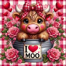 Load image into Gallery viewer, Yak 30*30CM(Canvas) Full Round Drill Diamond Painting
