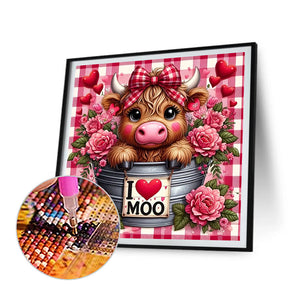 Yak 30*30CM(Canvas) Full Round Drill Diamond Painting