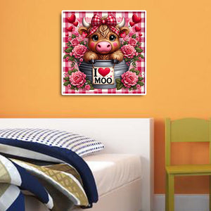 Yak 30*30CM(Canvas) Full Round Drill Diamond Painting