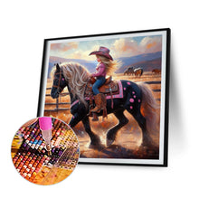 Load image into Gallery viewer, Cowgirl 40*40CM(Canvas) Full Round Drill Diamond Painting

