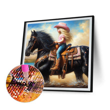 Load image into Gallery viewer, Cowgirl 40*40CM(Canvas) Full Round Drill Diamond Painting
