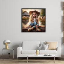 Load image into Gallery viewer, Cowgirl 40*40CM(Canvas) Full Round Drill Diamond Painting
