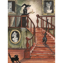 Load image into Gallery viewer, Yishu - Witch - 50*65CM 11CT 3 Stamped Cross Stitch
