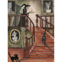 Load image into Gallery viewer, Yishu - Witch - 50*65CM 11CT 3 Stamped Cross Stitch
